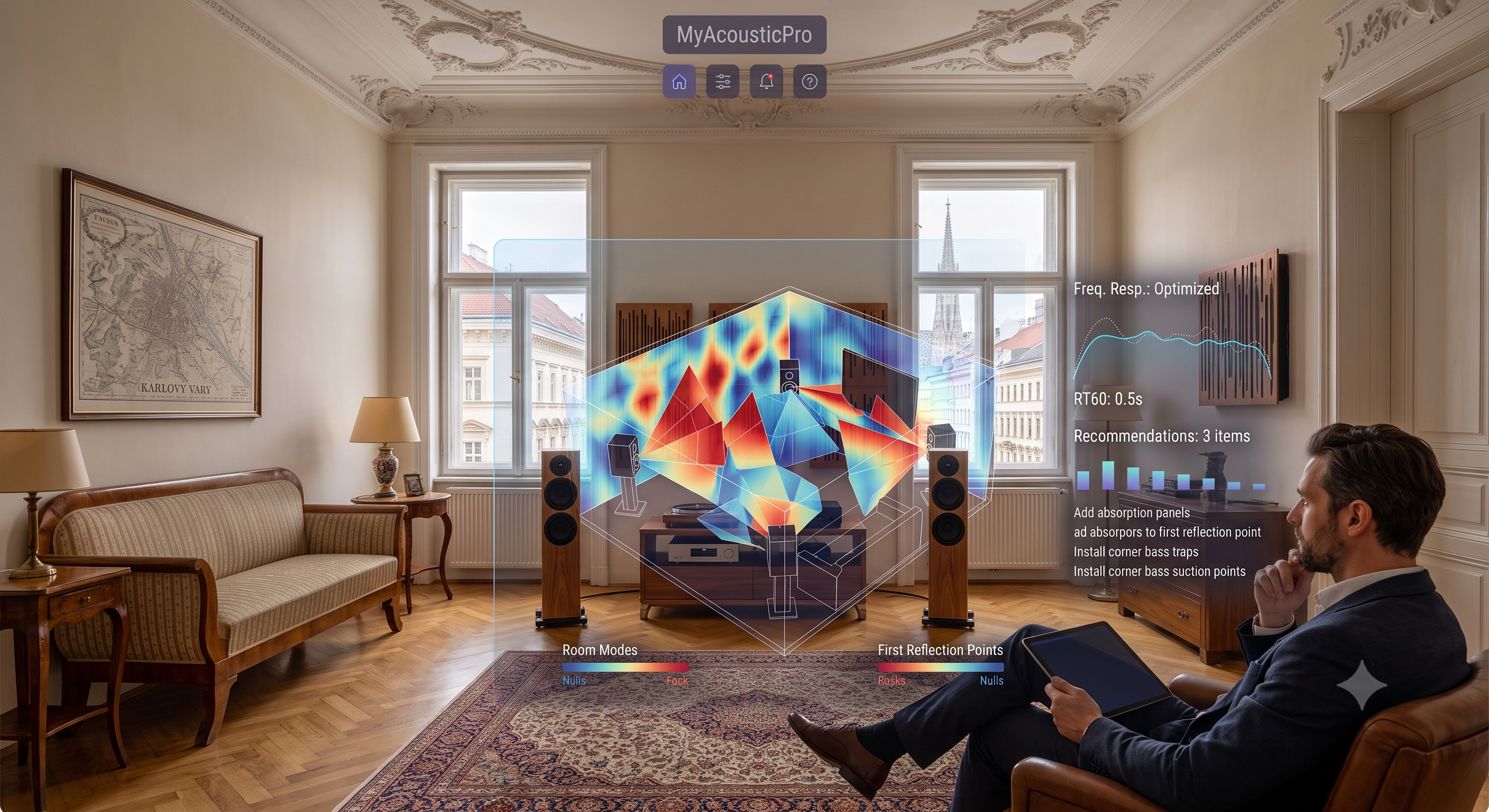 Reference acoustic room